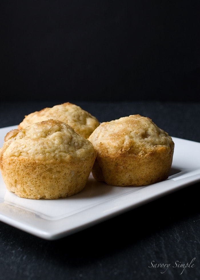 Sandy Apple Muffins ~ Savory Simple