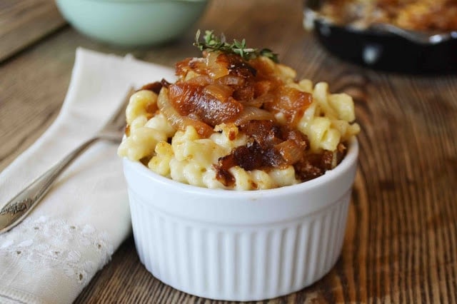 French Onion Soup Mac and Cheese