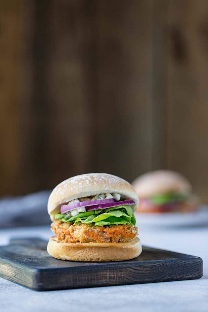Buffalo Chicken Sandwich Recipe Pan Fried Savory Simple