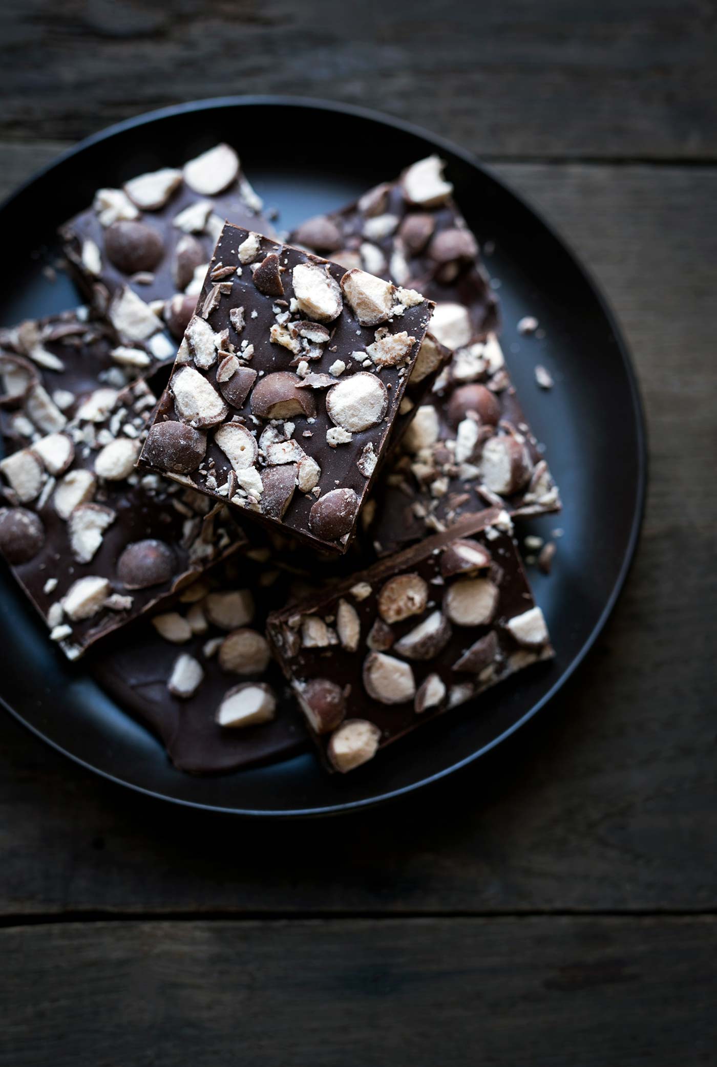Easy Chocolate Malt Bark Recipe - Savory Simple