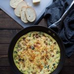 This Smokey Andouille Sausage Frittata is a perfect breakfast for powering through the week! It’s also a lovely weekend brunch option. SavorySimple.net