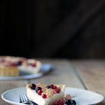This Mixed Currant Panna Cotta Tart is a light, beautiful dessert that will wow your guests! SavorySimple.net