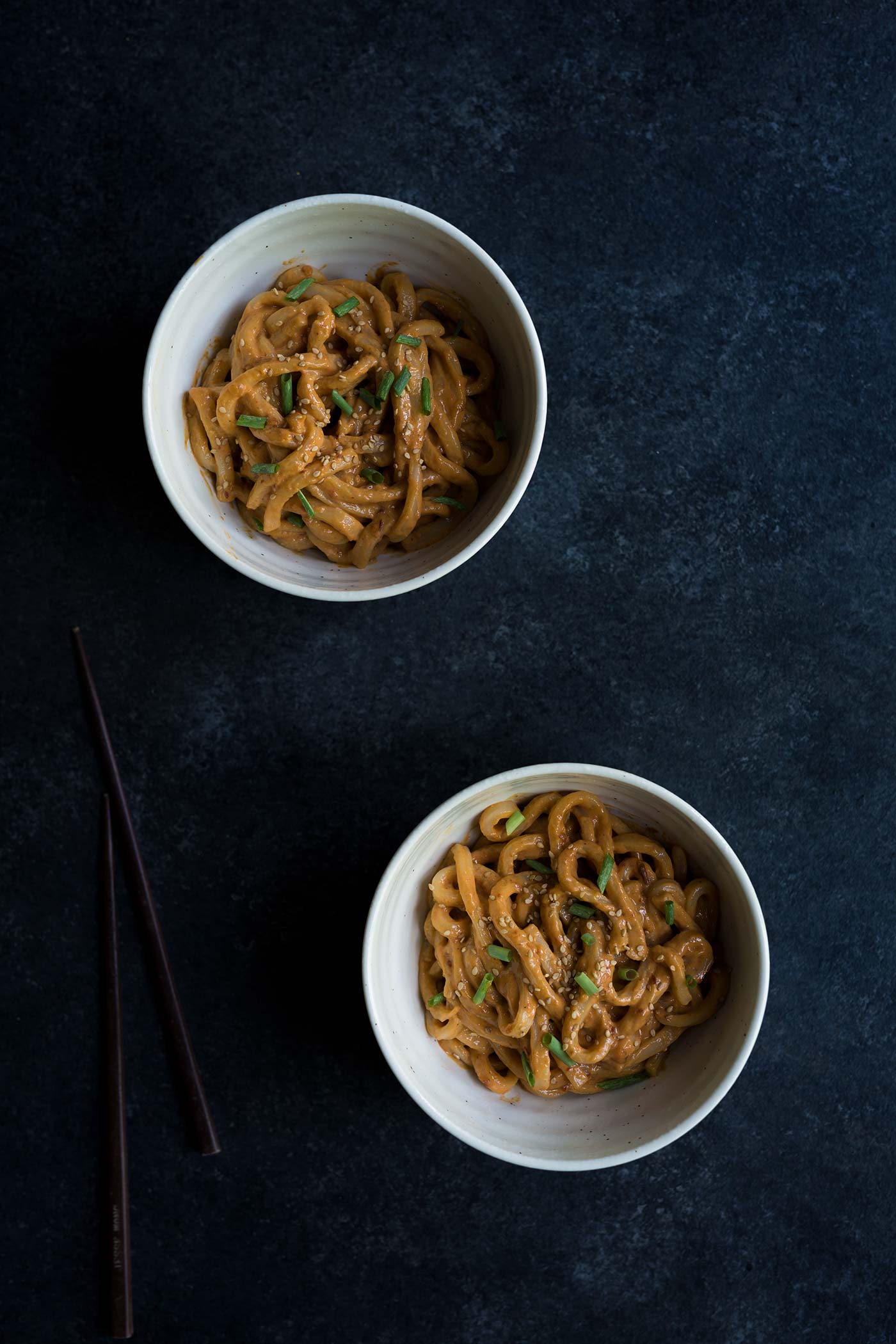 Spicy Cashew Butter Udon Noodles image