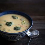 This Restaurant-Style Broccoli Cheese soup reminds me of the version from Panera Bread, but so much better! The texture is silkier, and the cheddar flavor shines.