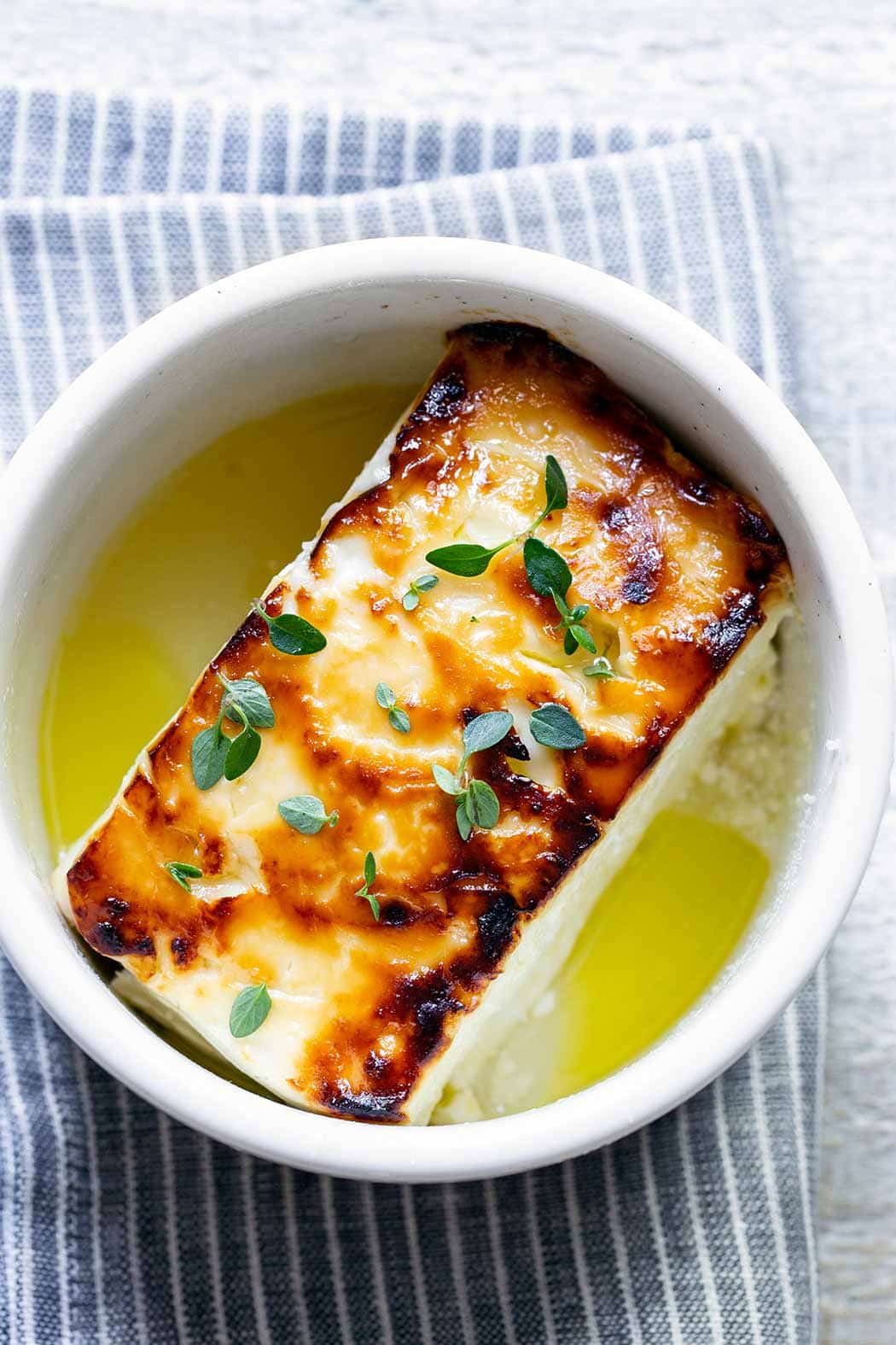 Baked Feta with Honey and Thyme - Savory Simple